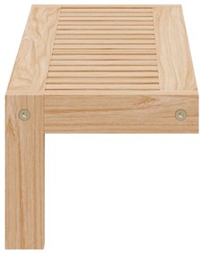 Fali Polc 62x10x12,5 cm Tömör Fa Dió