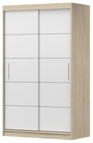 Ruhásszekrény Nestor 06 (szonoma tölgy + fehér). 1071538