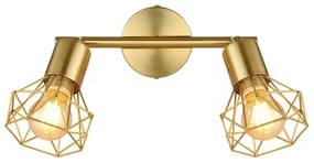 Globo 54802GB-2 - spotlámpa XARA I 2xE14/40W/230V arany