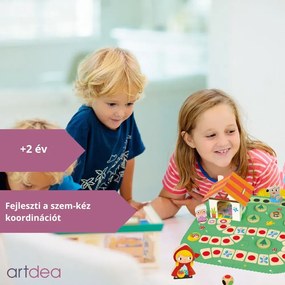 Első társasjátékom - Piroska és a Farkas - Kooperatív társasjáték - 2 év+