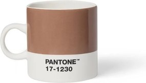 Világosbarna kerámia eszpresszó bögre 120 ml Mocha Mousse 17-1230 – Pantone