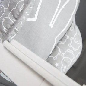 Szürke etetőszék huzat Miffy – Roba