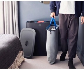 Antracitszürke textil szennyeskosár 3x30 l Tota Trio – Joseph Joseph