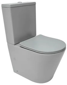 Kombinált wc kombinált SAT Infinitio szürke matt felülettel vario lefolyó SATINF031VPSNLGRM