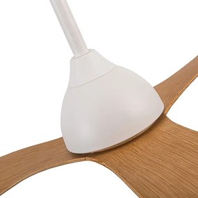 Mennyezeti ventilátor átm. 132 cm bézs/fehér + távirányítás