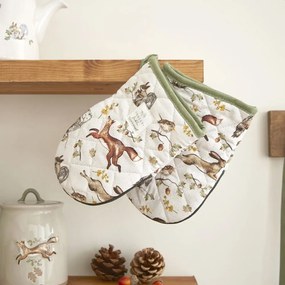 Pamut edényfogó kesztyű szett 2 db-os Forest Fable – Cooksmart ®