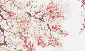 Fotótapéta Falra az előszoba konyhájába Virágzó ágak 416x254 Ragasztó