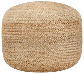 kézzel készült juta puff 45 x 30 cm