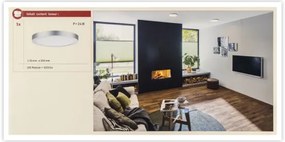 Paulmann 71023 - LED/22W Mennyezeti lámpa ABIA 230V matt króm