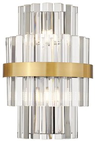 Zuma Line W0567-02A-B52G - Fali lámpa CONSTANTINOPLE 2xG9/28W/230V arany