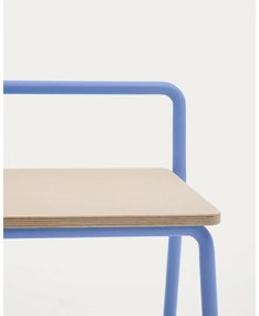 Kék-natúr színű pad Tinn – Kave Home