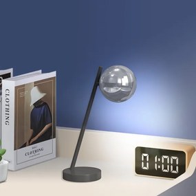 ONLI - Asztali lámpa PALOMA 1xG9/10W/230V 38,5 cm fekete/füstös