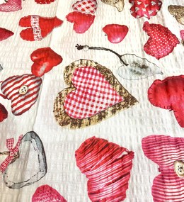 Krepp lapok Love TiaHome - 1x Párna 90x70cm, 1x Paplan 140x200cm