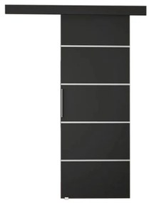 MARTI III tolóajtó, 96,5x205, fekete