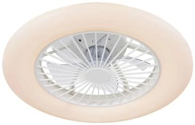 Lucci Air 513200 - LED Dimmelhető lámpa ventilátorral OSLO LED/20W/230V fehér + távirányító