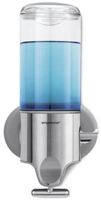 Ezüstszínű fali szappanadagoló rozsdamentes acélból 440 ml - simplehuman