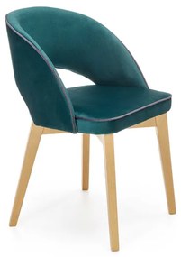 MARINO szék, szín: bársony - MONOLITH 37 (sötétzöld)