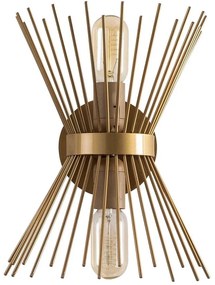 Aranyszínű fali lámpa Kirpi – Opviq lights