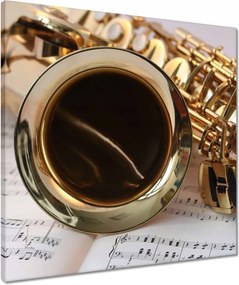 Vászonkép 50x50 Arany hangszer