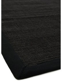 Fekete szőnyeg 300x200 cm Sisal - Asiatic Carpets