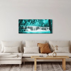 Kép - Kék vízesés (120x50 cm)
