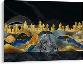 Kép - Arany hegyek (70x50 cm)