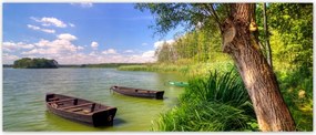 Fotótapéta flizelina 250x104 Csónak tó Tájkép