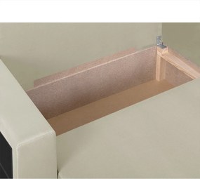 PAVEL Kétszemélyes kinyitható kanapé Krém