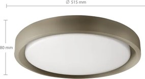 Brilagi - fényerőszabályozható LED lámpatest MATTEO LED/60W/230V 3000-6500K átm. 51,5 cm taupe + távirányítóval