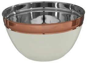 Rézszínű-bézs rozsdamentes acél tál ø 26 cm Prescott – Premier Housewares