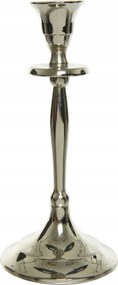 Alumínium Gyertyatartó Ezüst Glamour 9 x 20cm