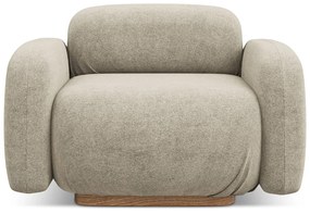 Bézs buklé kanapé modul Ailani – Makamii