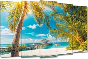 Festmények 150x95 Trópusok Tájkép Pálma