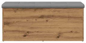 kézműves tölgy szerelt fa tárolópad 102x42x45 cm