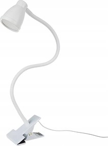 Izoxis 19455 Asztali lámpa csiptetővel fehér