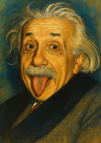 Poszter 30x40 cm Albert Einstein A4