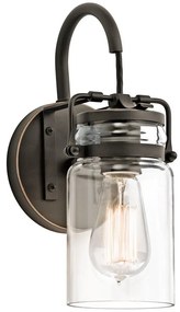 Elstead KL-BRINLEY1-OZ - Fali lámpa BRINLEY 1xE27/60W/230V antracit