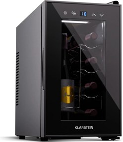 Klarstein Shiraz 8 Uno, függőleges borhűtő, 8 palack, 8 - 18 °C, érintős vezérlés