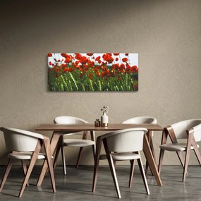 A pipacsok képe a szélben (120x50 cm)