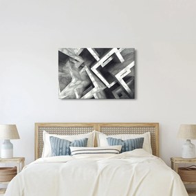 Absztrakt kép kocka (90x60 cm)