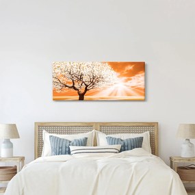 Narancssárga fa képe (120x50 cm)