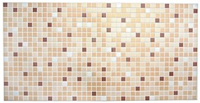 3D PVC falpanel Mosaic Brown - barna mozaik
