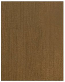 mézbarna tömör fenyőfa TV-szekrény 70 x 33 x 42 cm