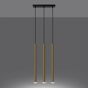 Sollux SL.1196 - Csillár zsinóron PASTELO 3xG9/8W/230V arany