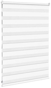 zebrafüggönnyel fehér szövetszélesség 95,9 cm poliészter