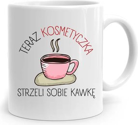 Ajándék Bögre Kozmetikusnak, fényképes nyomott mintás Kávé