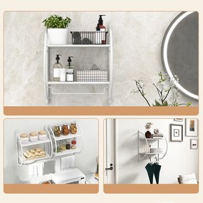 Falra szerelhető törölközőtartó