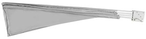 Legyező árnyékoló erkélyre, 140 cm, 2 színben-szürke
