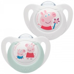 Baba cumi NUK Star Peppa Pig 18+m 2 db