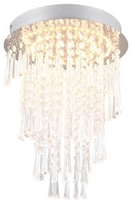 Ezüstszínű LED mennyezeti lámpa ø 30 cm Pomp – Trio